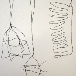 Che cuciniamo?, 2015, Installation aus Draht