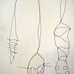 Che cuciniamo?, 2015, Installation aus Draht