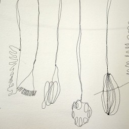 Che cuciniamo?, 2015, Installation aus Draht