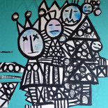 o. Titel, 2016, 100x100cm